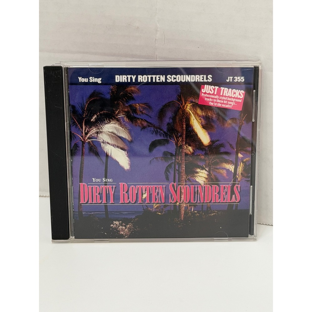 You Sing Dirty Rotten Scoundrels Karaoke CD Just Tracks JT 355 Broadway Musical